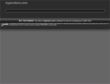 Tablet Screenshot of hyperdocs.com